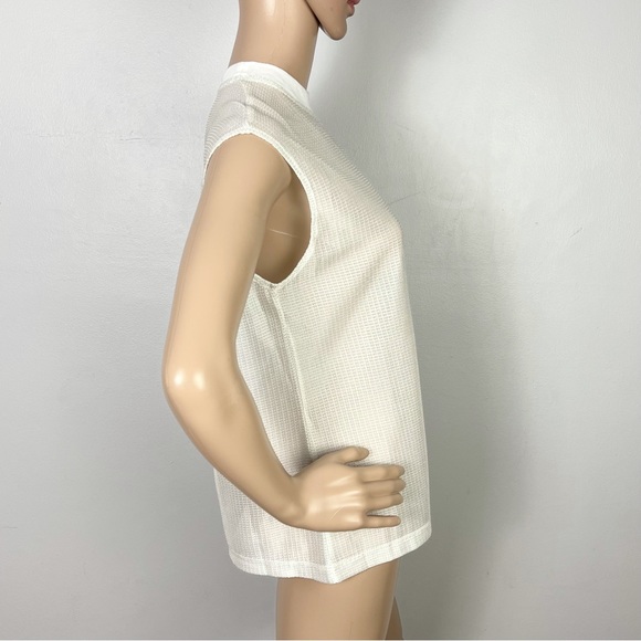 NEW RTA REVOLVE WHITE SHEER MESH T-SHIRT - Picture 6 of 10